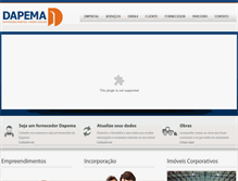 Tablet Screenshot of dapema.com.br